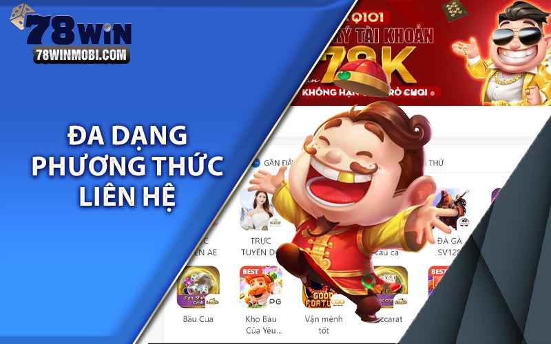 Đa dạng phương thức liên hệ 