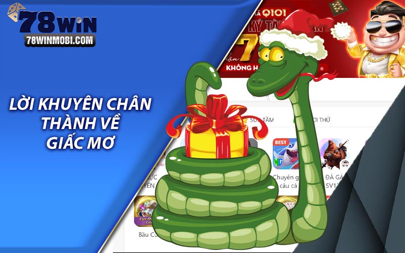 Lời khuyên chân thành về giấc mơ 